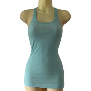 Victoria’s Secret Blue “I Do”Embellished Knit Tank Top